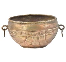 Brass Hand Carved Rice Bowl Rice Serving Bowl