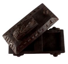 Old Nandi Wooden Spice Box