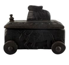 Hand Carved Spice Box Nandi Wooden Box