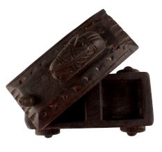 Hand Carved Spice Box Nandi Wooden Box