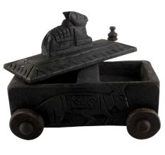 Carved Decorative Nandi Wooden Box