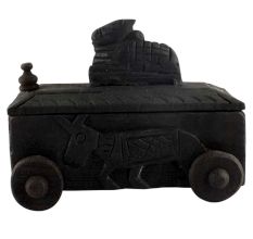 Carved Decorative Nandi Wooden Box