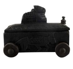 Carved Decorative Nandi Wooden Box