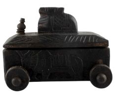 Decorative Nandi Wooden Box Old Collectable