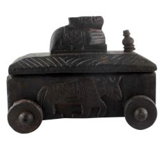 Decorative Nandi Wooden Box Old Collectable