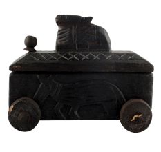 Nandi Wooden Spice Box South Indian Box