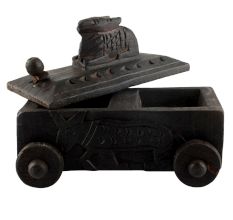 Nandi Wooden Box Masala Dabba Spice Box