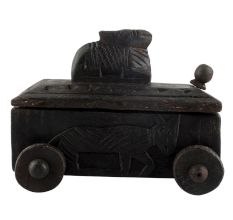 Nandi Wooden Box Masala Dabba Spice Box