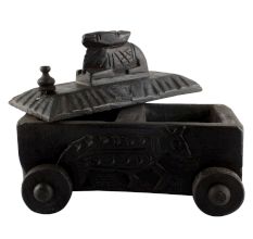 Nandi Wooden Spice Box Masala Dabba Spice Box