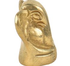 Brass Sitting Ganesha Figurine