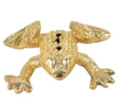 Brass Handmade Frog Incense Holder