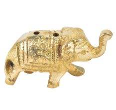 Brass Handmade Cute Elephant Incense Holder