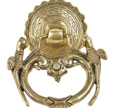 Ornate Brass Peacock Door Knocker