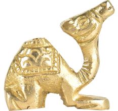Brass Handmade Sitting Camel Incense Holder