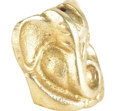 Small Brass Sitting Ganesha Figurine
