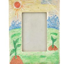 Hand-painted  Landscape Kid's Photo Frame