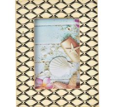 Black And Cream Mogul Design Photo Frame