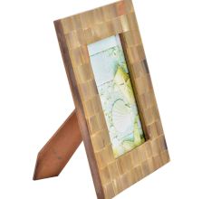 Wooden Tiles Handcrafted Home Improvement Photo Frame