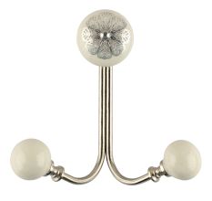 Cream Strewn Flat Wired Hooks Online