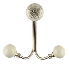 Cream Strewn Flat Wired Hooks Online