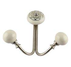 Cream Strewn Flat Wired Hooks Online