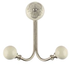 Cream Strewn Flat Wired Hooks Online