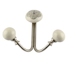 Cream Strewn Flat Wired Hooks Online