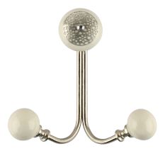 Cream Strewn Flat Wired Hooks Online