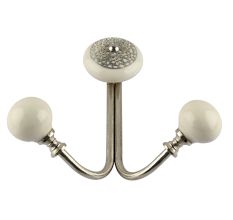 Cream Strewn Flat Wired Hooks Online
