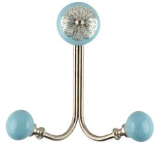 Turquoise Strewn Flat Wired Hooks Online