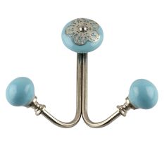 Turquoise Strewn Flat Wired Hooks Online