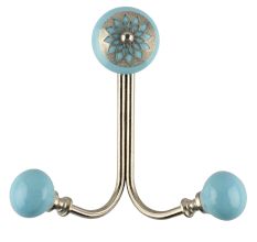 Turquoise Strewn Flat Wired Hooks Online