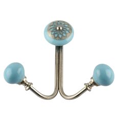 Turquoise Strewn Flat Wired Hooks Online