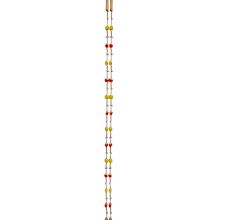 Door Hanging with Red Yellow POM - POMÂ Â 4 feet long With Ghhungaru 1 pair ( 2 chain )
