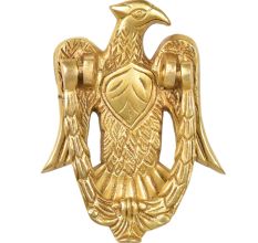 Vintage Golden Brass Eagle Door Knocker