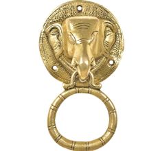 Brass Elephant Door Knocker