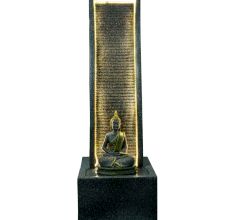 Slate Water Fountain with Lord Buddha Statue Large