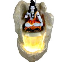Pahadi Lord Shankar Water Fountain With Golden Hair