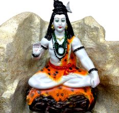 Pahadi Lord Shankar Water Fountain With Golden Hair