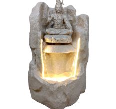 Pahadi Lord Shankar Water Fountain In Yellow