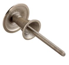 Silver Brass Round Knobs