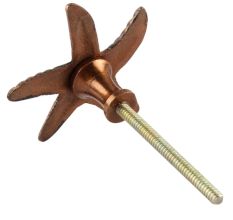 Copper Starfish Metal Knobs 