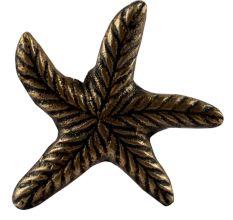 Golden Starfish Metal Knobs 