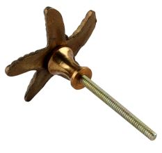 Golden Starfish Metal Knobs 