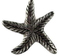 Silver Starfish Metal Knobs 