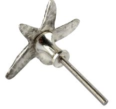 Silver Starfish Metal Knobs 