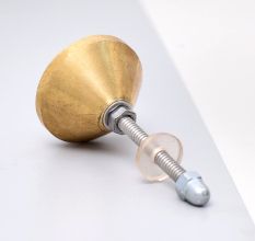 Sand Timer Golden Brass Metal Cabinet Knobs