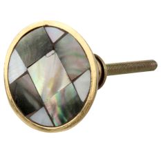 Mixed Shell Brass Knobs