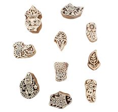Set of 10 Piece New Mix Wooden Printing Block