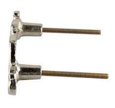 Silver Iron Bow Wardrobe Handle